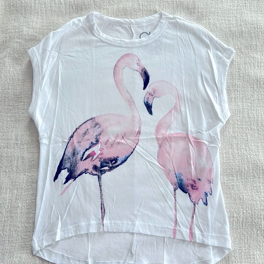 NWOT Chaser Flamingo Tee